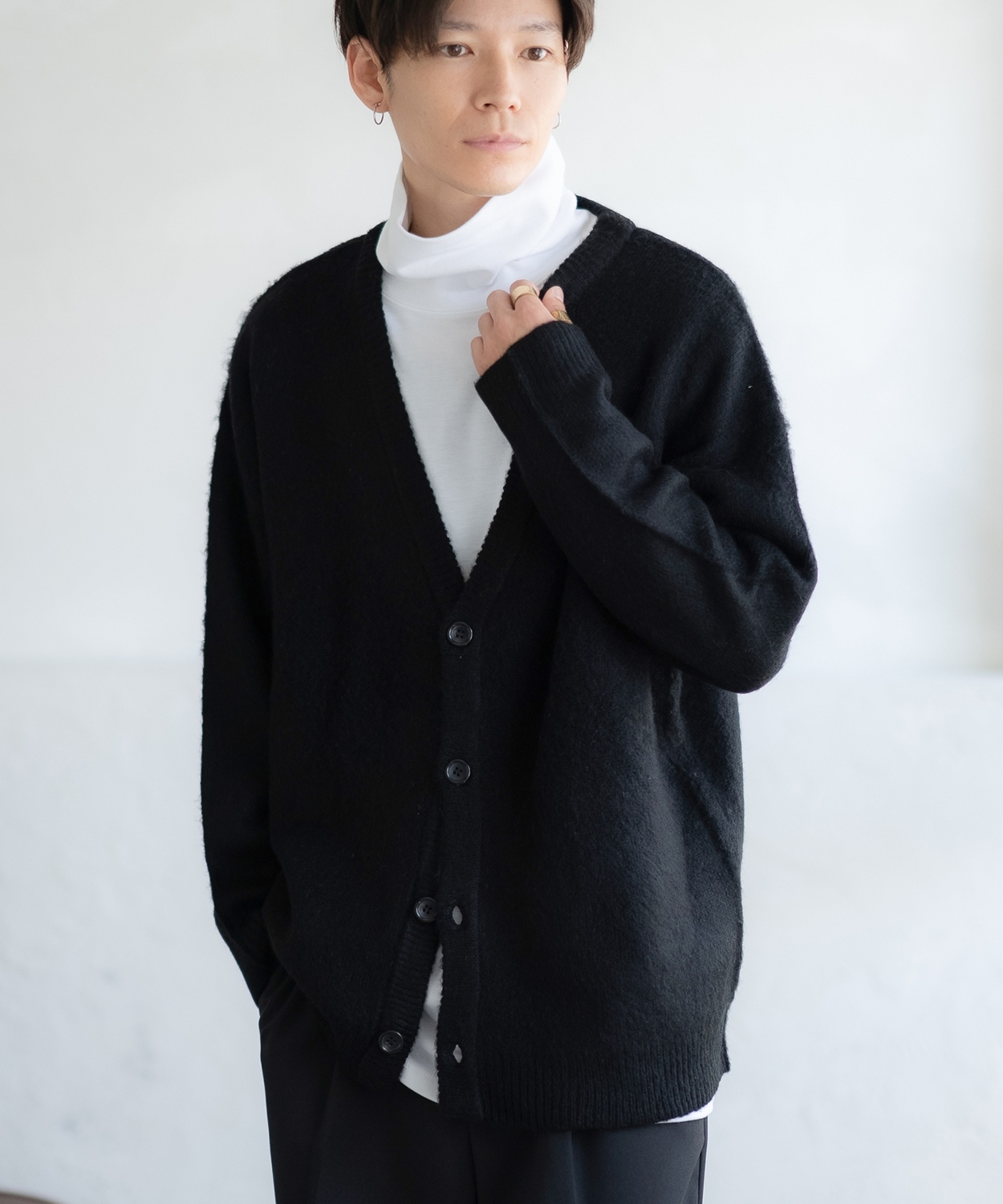 お洒落 カーディガン Vネック 韓国 モヘア ニットジャケット 楽天市場】【OUTLET SALE】カーディガン《Vネックシャギーニット