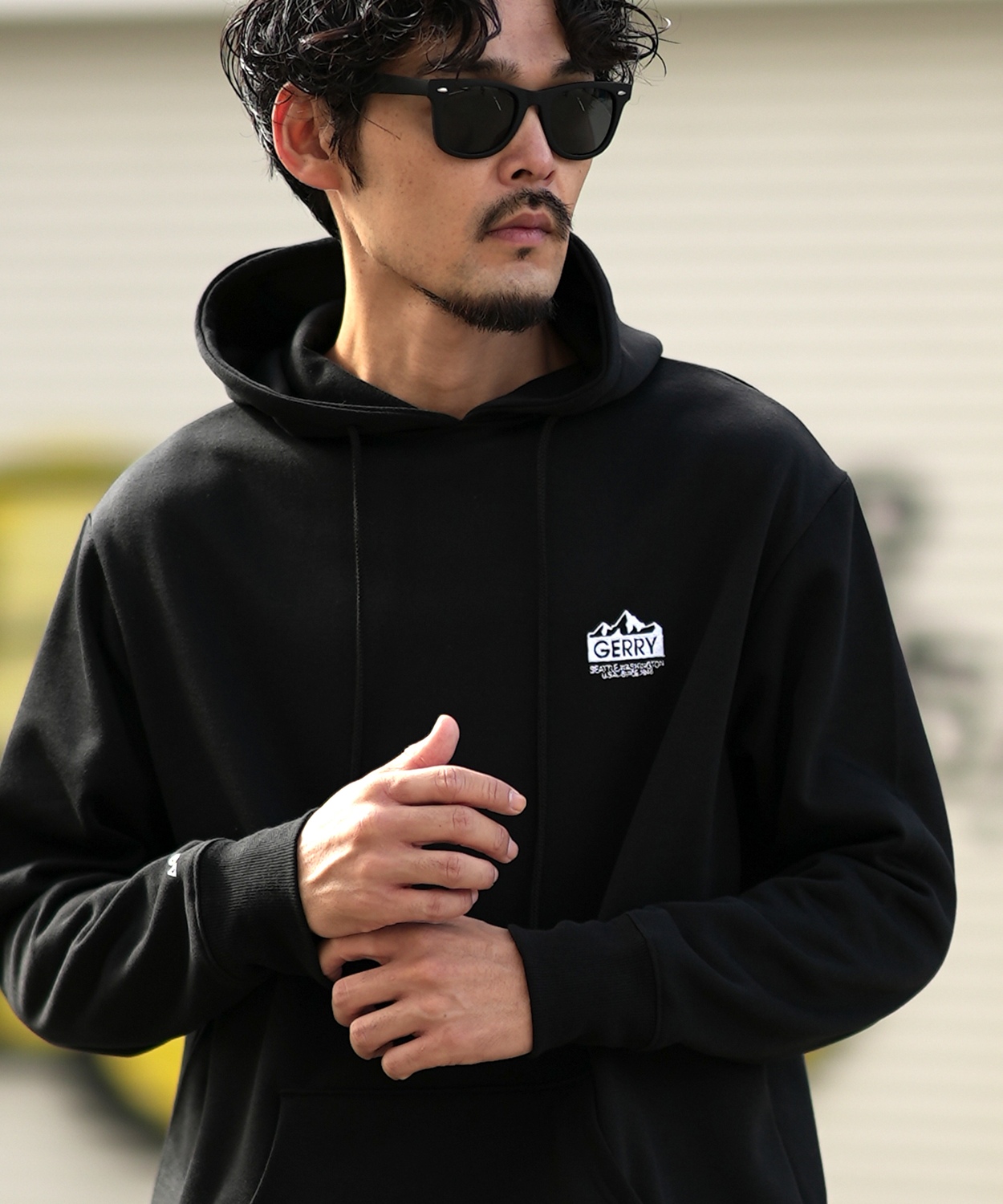 パーカー メンズ レディース GERRY ジェリー 別注 ワンポイント マウントロゴ刺しゅう フーディー 裏起毛スウェット プルパーカー アウトドア アメカジ | GERRY | 01