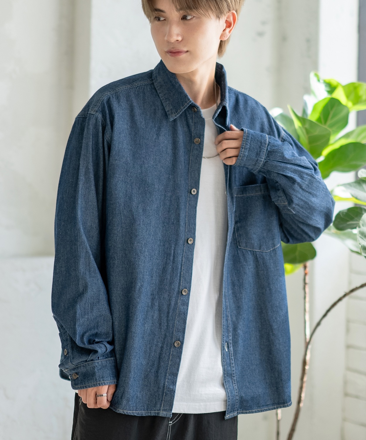 Amazon.co.jp: [ワイエフ] チェックシャツ メンズシャツ 長袖