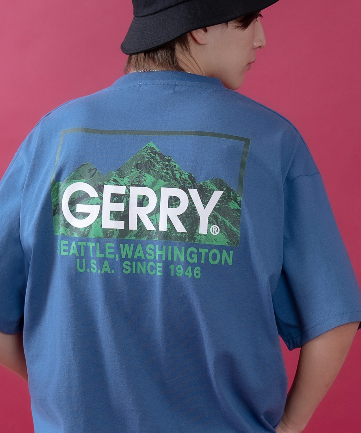 半袖Tシャツ メンズ GERRY ジェリー 別注プリント カットソー バックプリント ワンポイントプリント アウトドア ストリート アメカジ | GERRY | 05