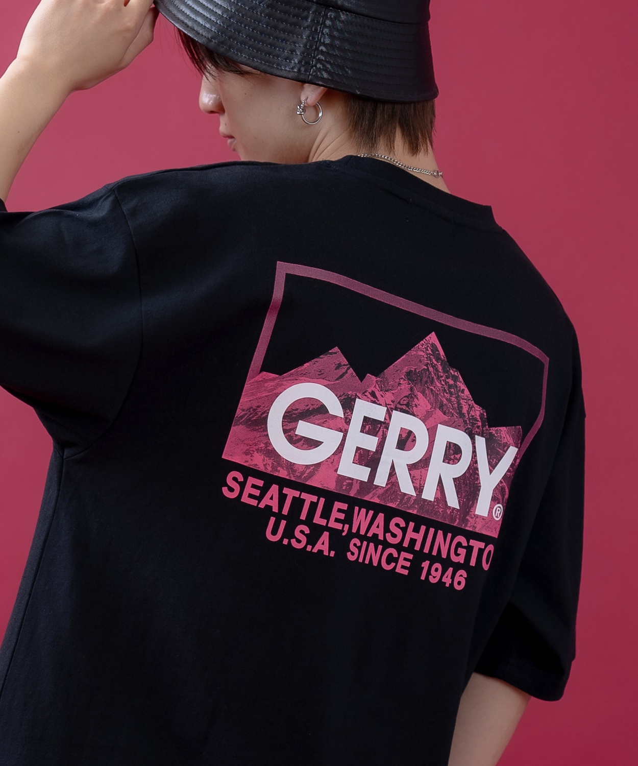 半袖Tシャツ メンズ GERRY ジェリー 別注プリント カットソー バックプリント ワンポイントプリント アウトドア ストリート アメカジ | GERRY | 02