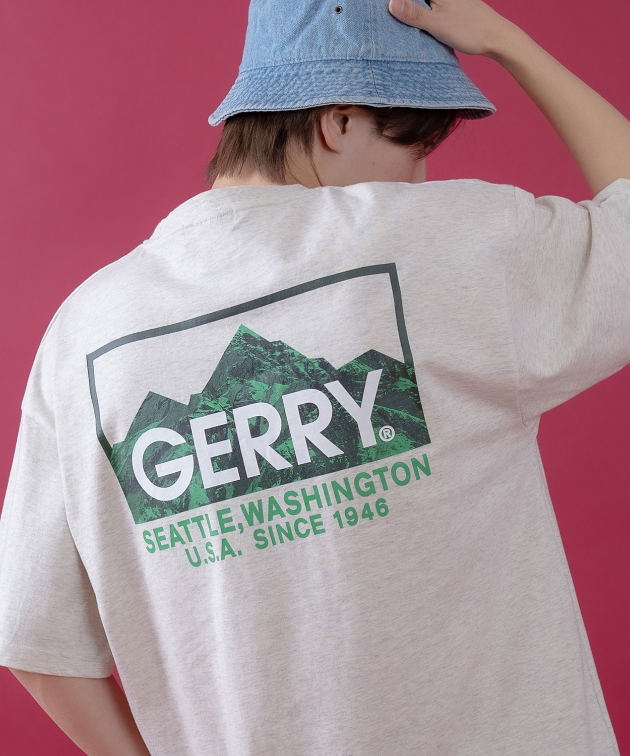 半袖Tシャツ メンズ GERRY ジェリー 別注プリント カットソー バックプリント ワンポイントプリント アウトドア ストリート アメカジ | GERRY | 03