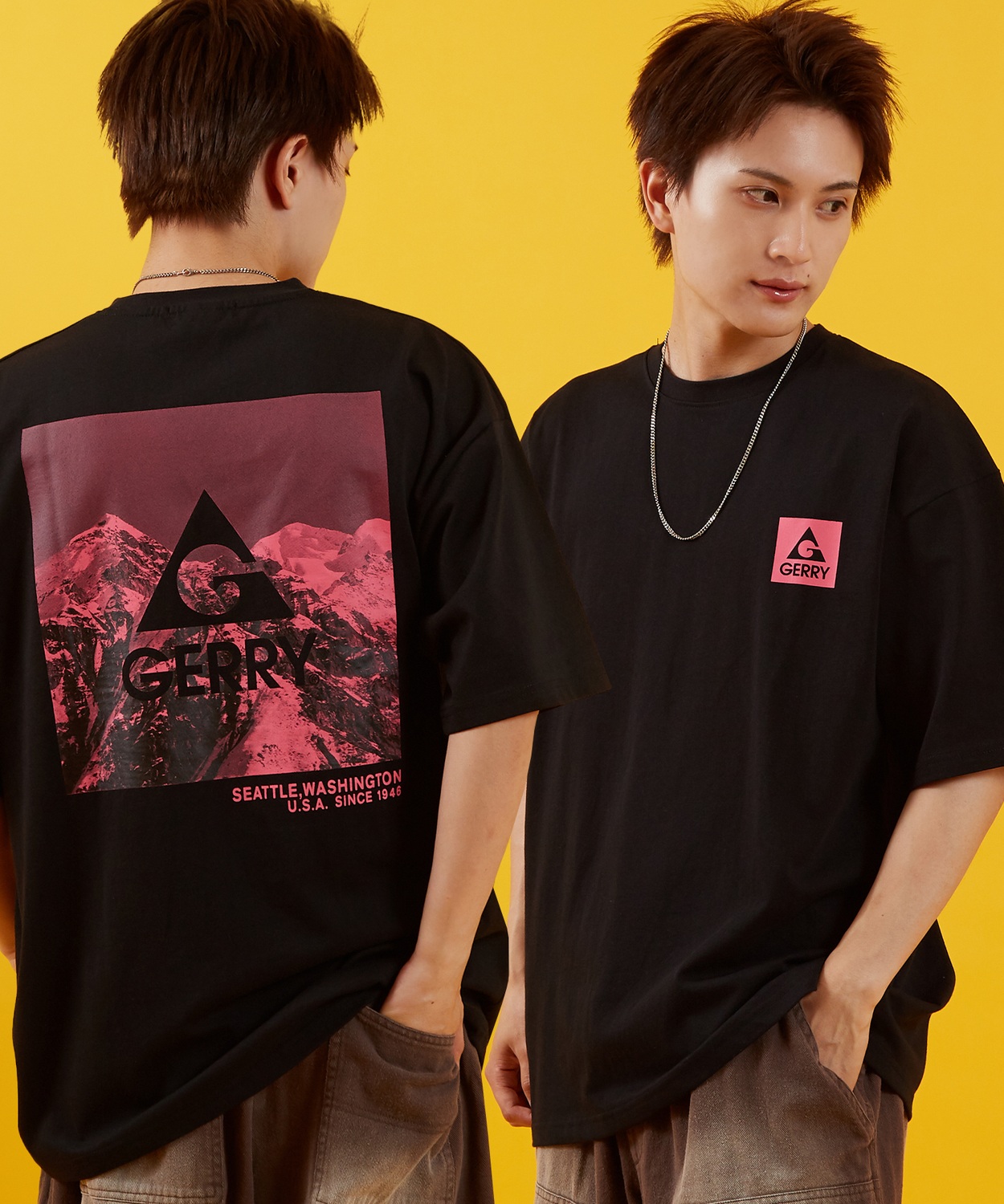 半袖Tシャツ メンズ GERRY ジェリー 別注プリント カットソー バックプリント ワンポイントプリント アウトドア ストリート アメカジ | GERRY | 02