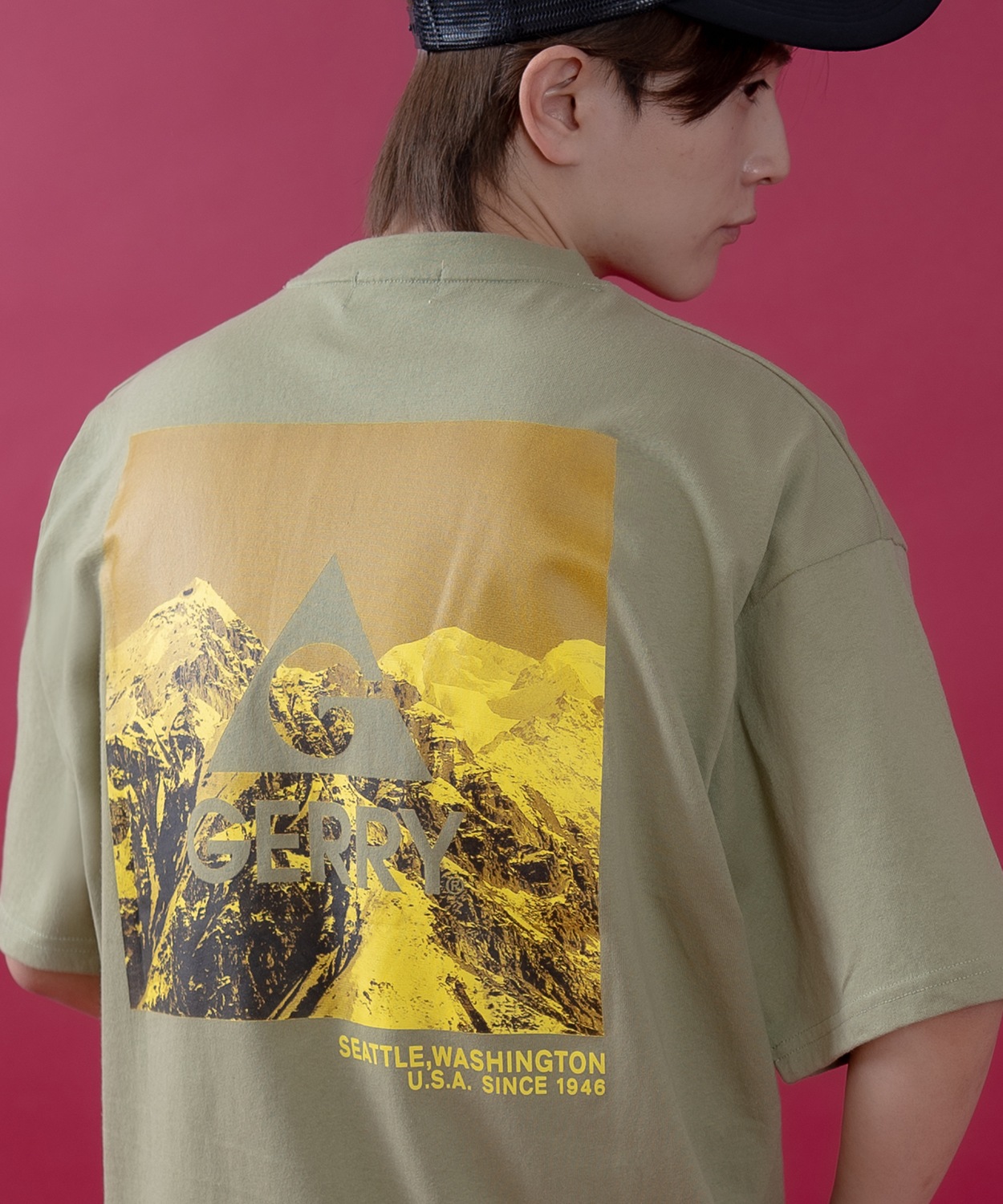 半袖Tシャツ メンズ GERRY ジェリー 別注プリント カットソー バックプリント ワンポイントプリント アウトドア ストリート アメカジ | GERRY | 04