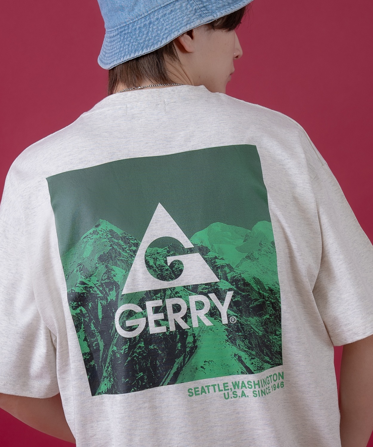 半袖Tシャツ メンズ GERRY ジェリー 別注プリント カットソー バックプリント ワンポイントプリント アウトドア ストリート アメカジ | GERRY | 03