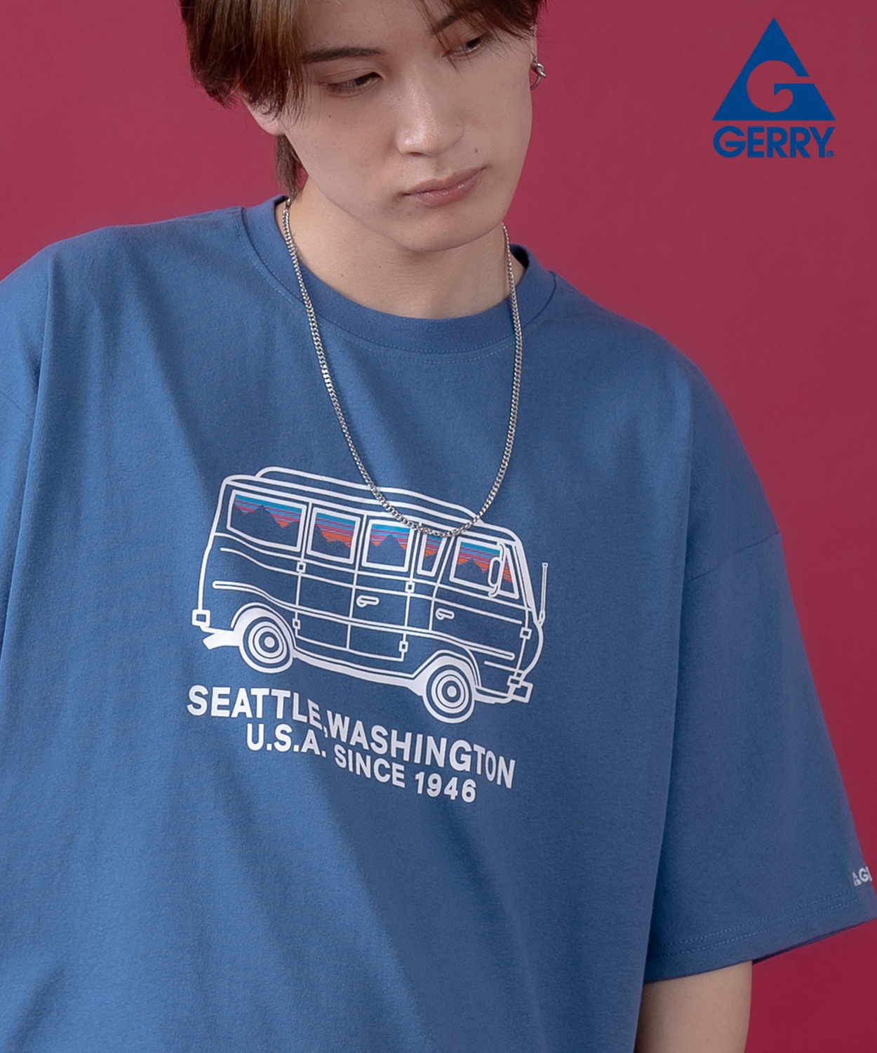 半袖Tシャツ メンズ GERRY ジェリー 別注プリント カットソー フロントプリント ワンポイント プリント アウトドア ストリート アメカジ | GERRY | 05