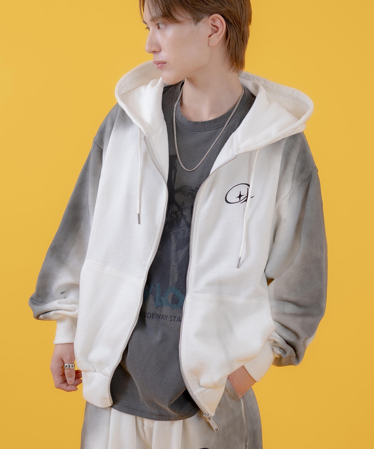 GAP ジップアップファーパーカー ピンク y2k 00s グランジ