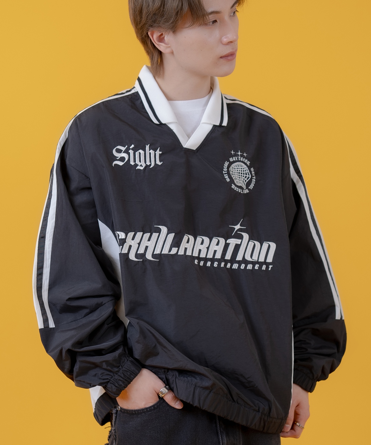 Tシャツ メンズ レディース サッカー ゲームシャツ ナイロン ピステ ポロシャツ カジュアル アメカジ ストリート スケーター ストリート古着MIX 韓国 | improves | 03