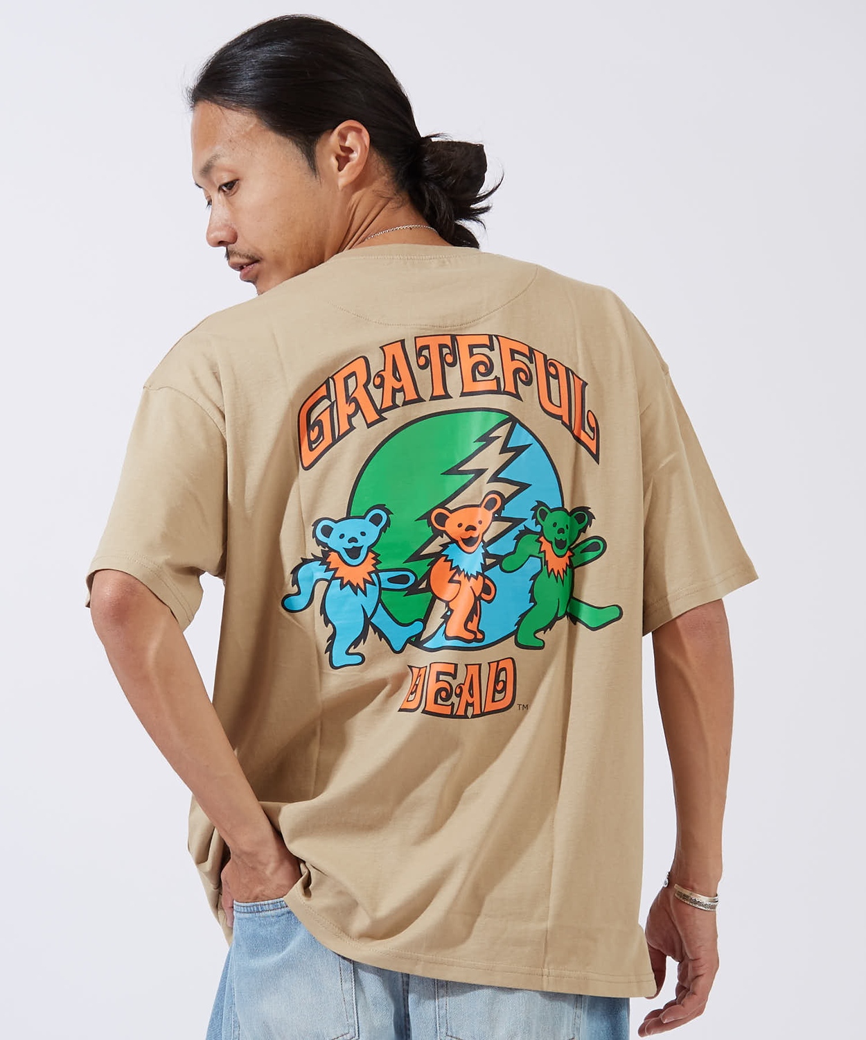 Tシャツ メンズ レディース  GRATEFUL DEAT キャラクター トップス ルーズフィット ゆったり カジュアル アメカジ ストリート スケーター 古着MIX | improves | 03