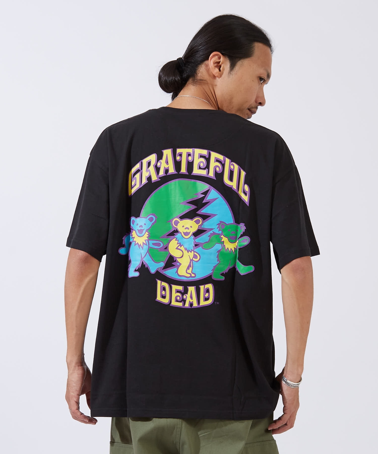 Tシャツ メンズ レディース  GRATEFUL DEAT キャラクター トップス ルーズフィット ゆったり カジュアル アメカジ ストリート スケーター 古着MIX | improves | 02