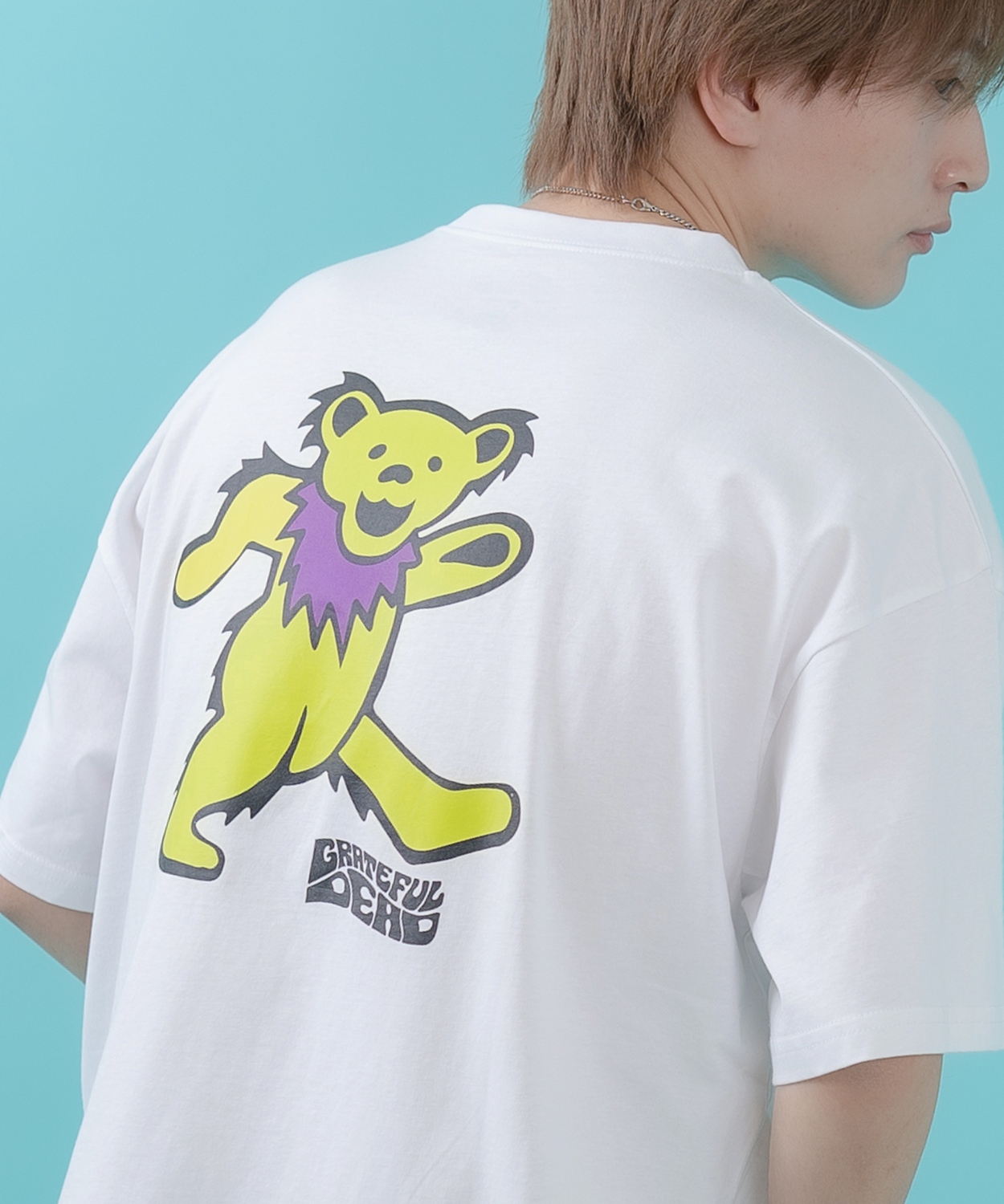 Tシャツ メンズ レディース  GRATEFUL DEAT キャラクター トップス ルーズフィット ゆったり カジュアル アメカジ ストリート スケーター 古着MIX | improves | 01