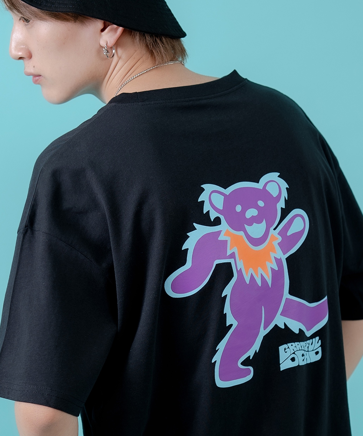 Tシャツ メンズ レディース  GRATEFUL DEAT キャラクター トップス ルーズフィット ゆったり カジュアル アメカジ ストリート スケーター 古着MIX | improves | 02