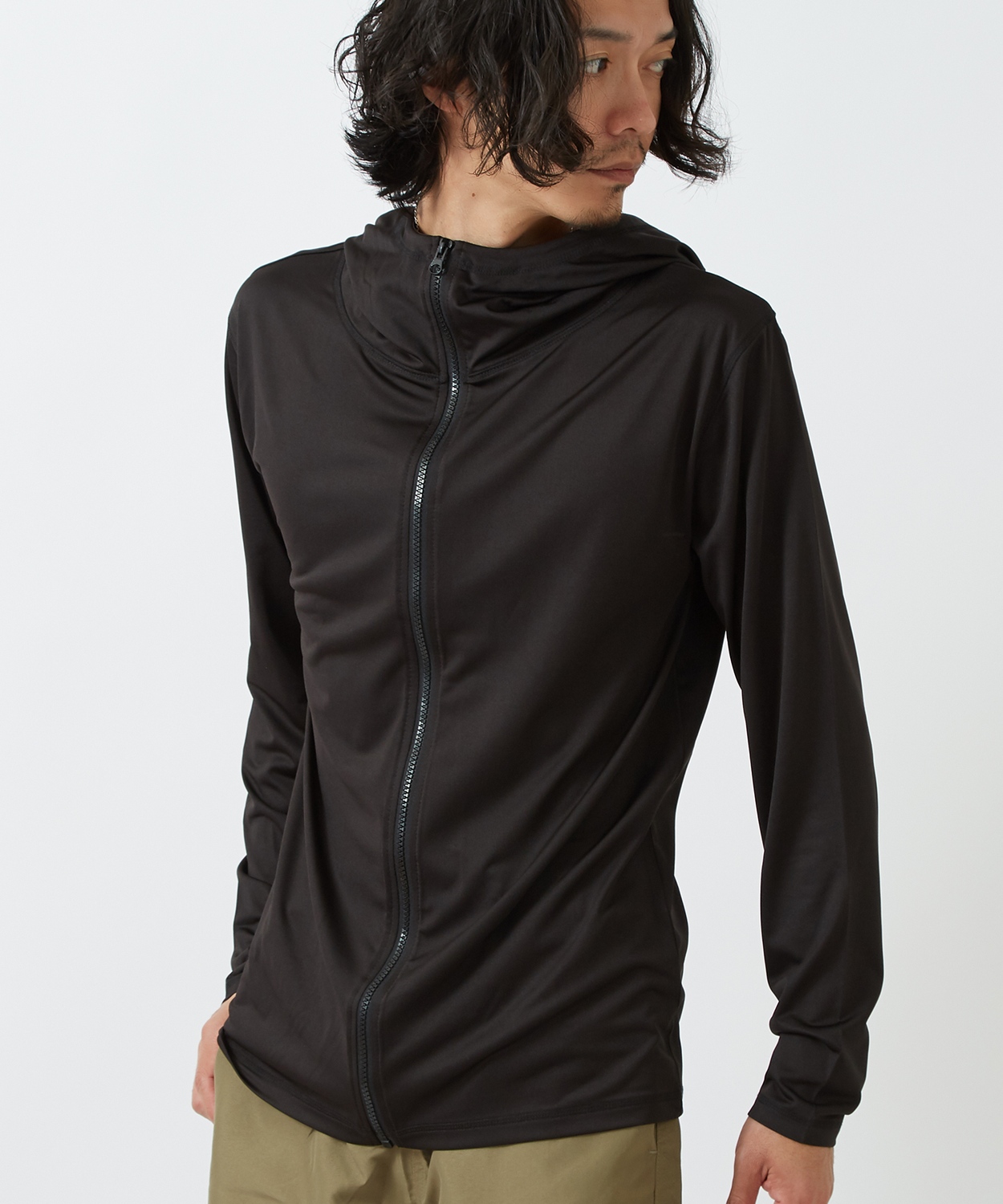 ジップパーカー ラッシュガード メンズ Tシャツ カットソー 長袖 アメカジ カジュアル サーフ ストリート 西海岸 大人カジュアル | improves | 05