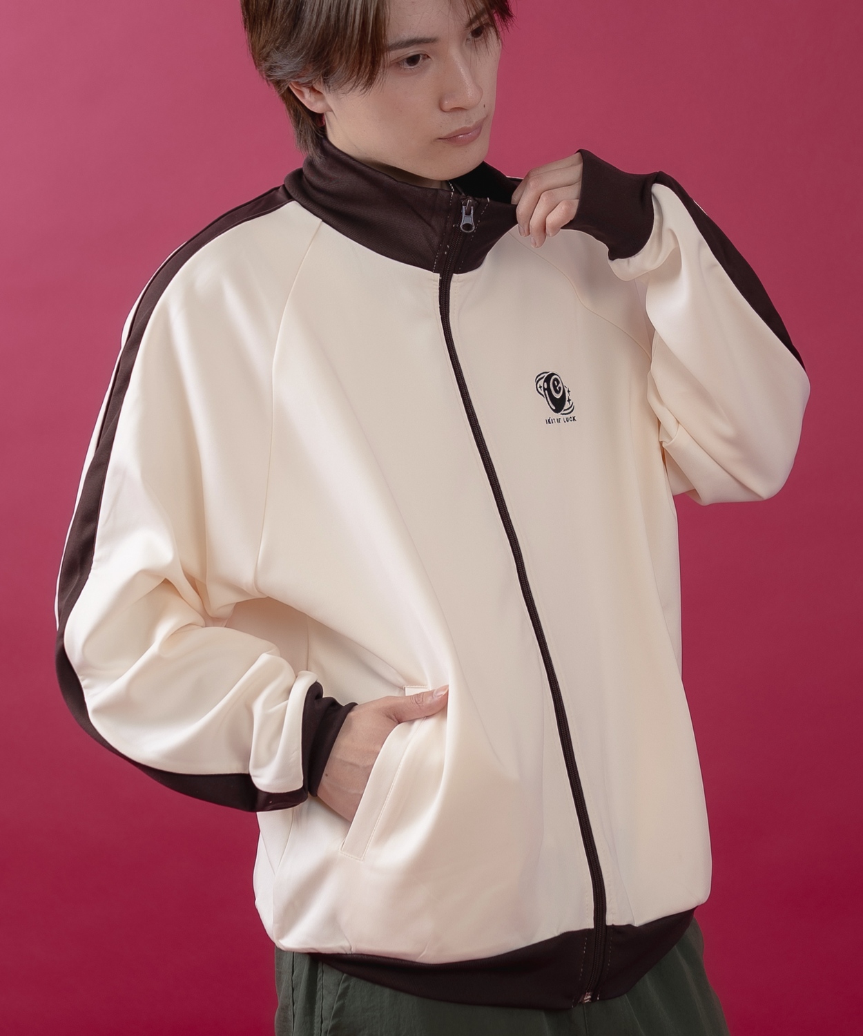 トラックジャケット メンズ レディース フルジップ ライン ジャージ カジュアル アメカジ ストリート スケーター ストリート古着MIX 韓国ファッション | improves | 03