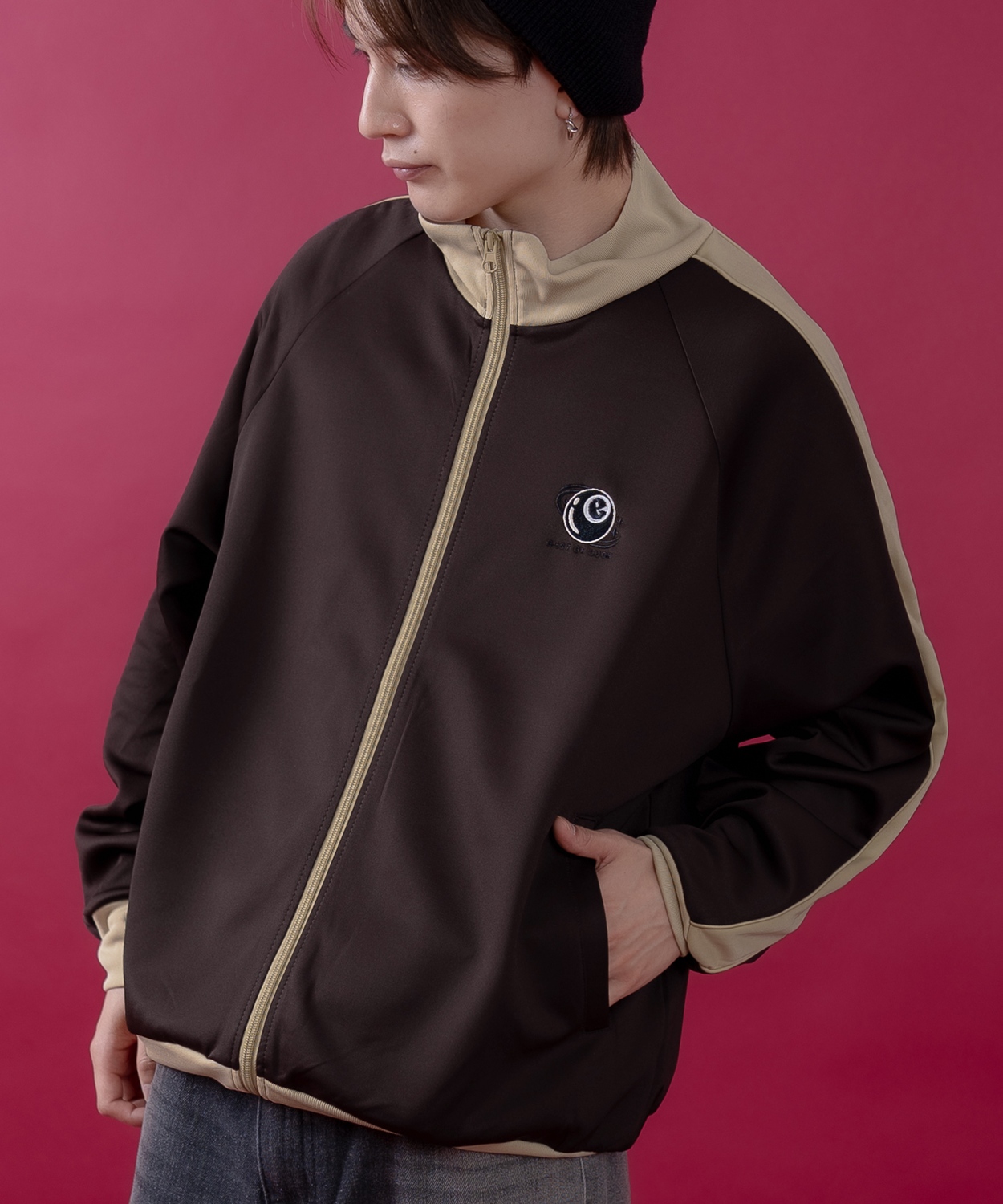 トラックジャケット メンズ レディース フルジップ ライン ジャージ カジュアル アメカジ ストリート スケーター ストリート古着MIX 韓国ファッション | improves | 02