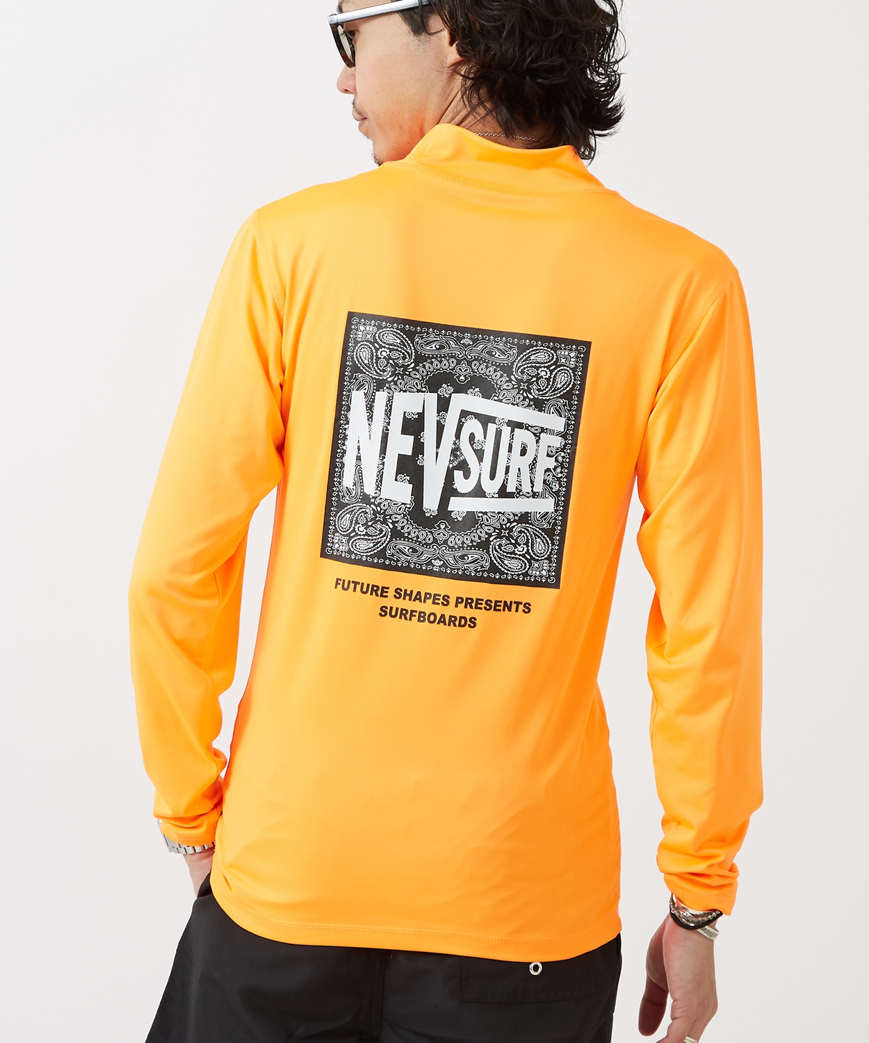 ラッシュガード メンズ Tシャツ カットソー 長袖 アメカジ カジュアル サーフ ストリート 西海岸 大人カジュアル | improves | 05