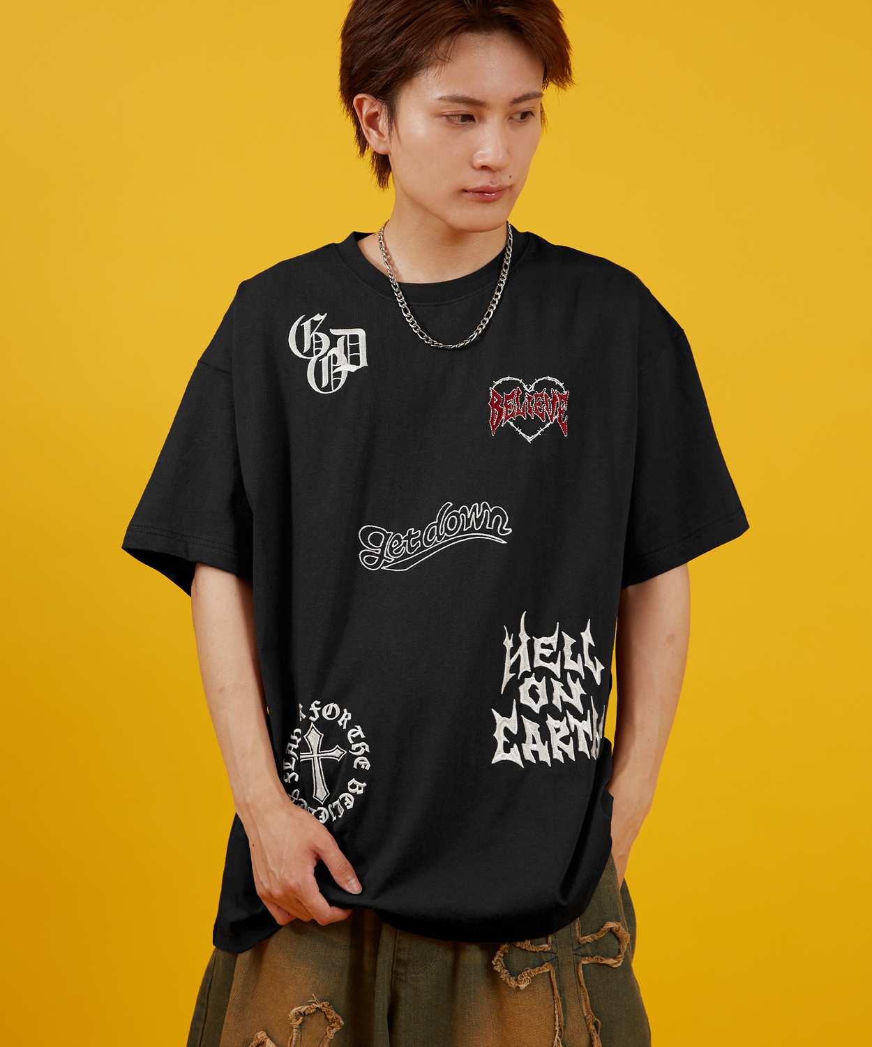 Tシャツ メンズ レディース 90s 90年代 カットソー 半袖T Y2K アメカジ カジュアル スケーター ストリート 古着MIX 韓国ファッション | improves | 02