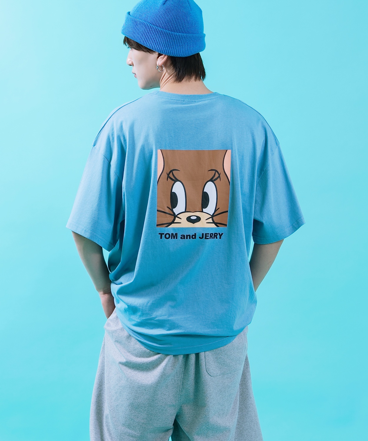 半袖Tシャツ メンズ TOM&JERRY トムとジェリー プリント カットソー カートゥーン 大きめ アメカジ カジュアル スケーター ストリート 古着MIX | improves | 02