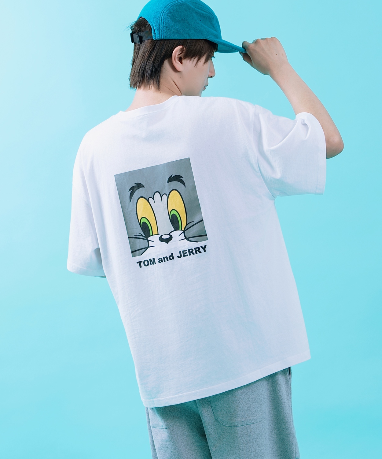 半袖Tシャツ メンズ TOM&JERRY トムとジェリー プリント カットソー カートゥーン 大きめ アメカジ カジュアル スケーター ストリート 古着MIX | improves | 04