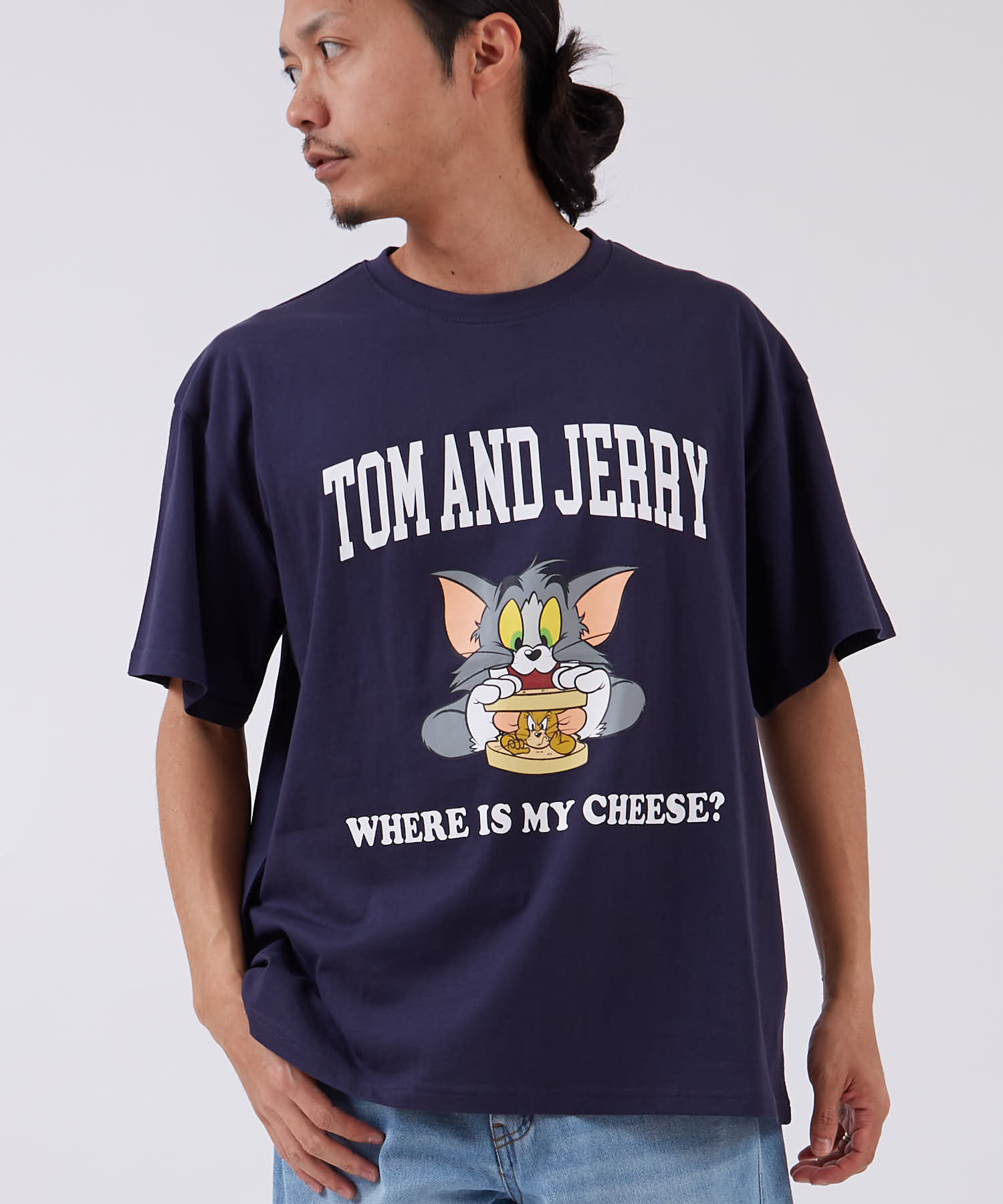 半袖Tシャツ メンズ TOM&JERRY トムとジェリー プリント カットソー カートゥーン 大きめ アメカジ カジュアル スケーター ストリート 古着MIX | improves | 06