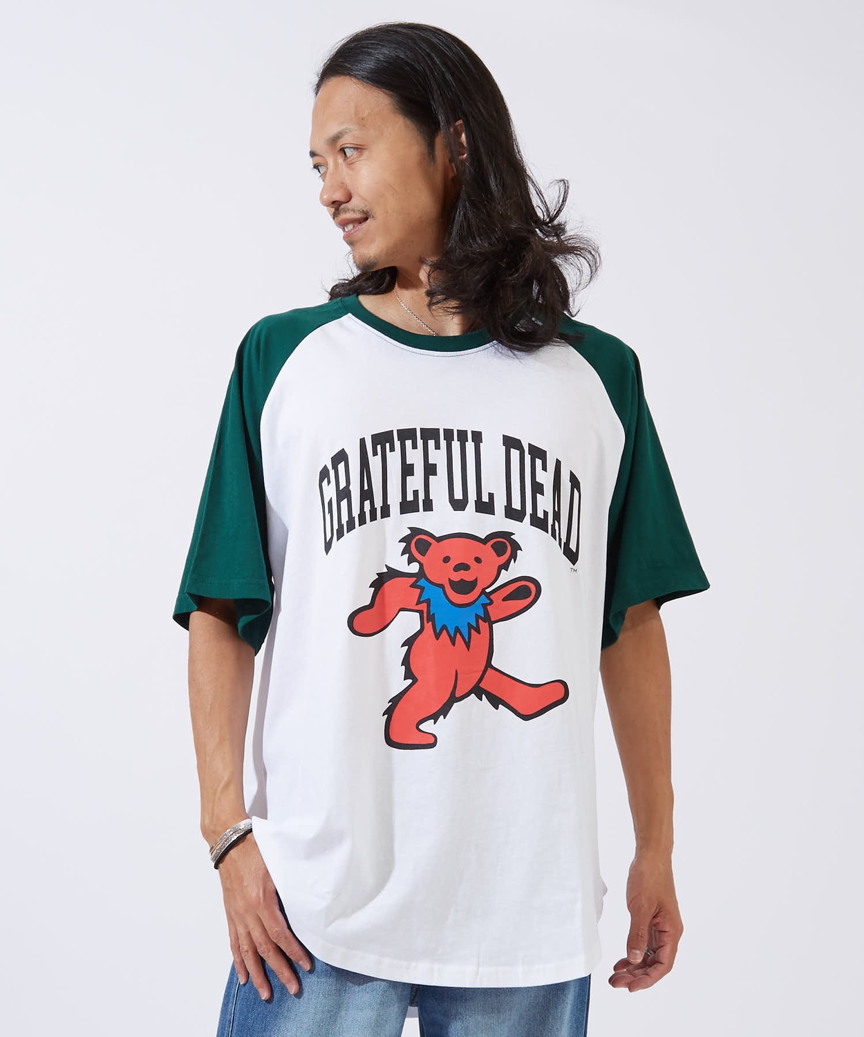 半袖Tシャツ メンズ GRATEFUL DEAT グレイトフルデッド カットソー ラグラン キャラクター オーバーサイズ ビッグシルエット 大きめ カジュアル アメカジ | improves | 02