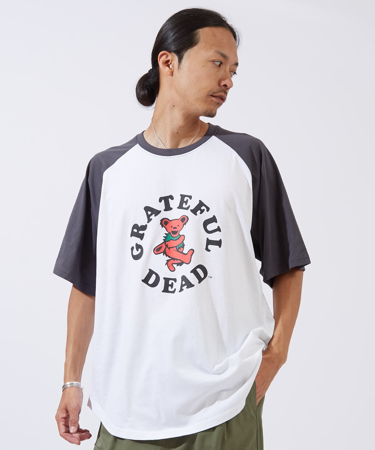 半袖Tシャツ メンズ GRATEFUL DEAT グレイトフルデッド カットソー ラグラン キャラクター オーバーサイズ ビッグシルエット 大きめ カジュアル アメカジ | improves | 02
