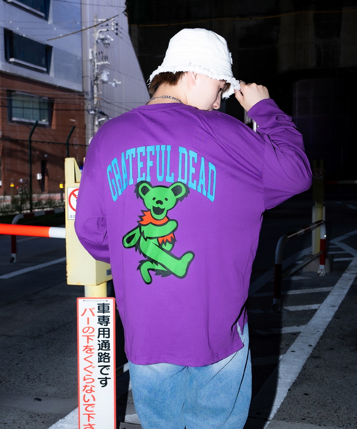 長袖Tシャツ メンズ GRATEFUL DEAT グレイトフルデッド キャラT キャラクター トップス ロンT ルーズフィット ゆったり アメカジ ストリート スケーター | improves | 02