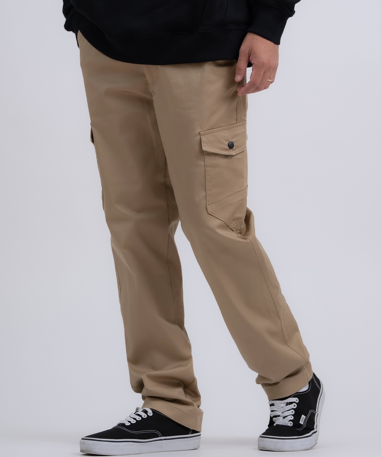 カーゴパンツ メンズ レディース チノパン ルーズシルエット ストレッチ イージー仕様 ウエストゴム ストリート スケーター アメカジ 古着MIX 韓国ファッション | improves | 01
