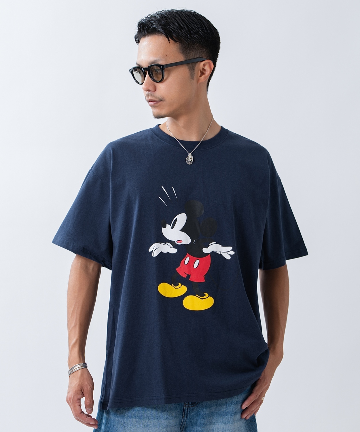カットソー メンズ ミッキーマウス キャラT キャラクター 半袖 Tシャツ トップス 綿100％ カジュアル アメカジ ストリート スケーター 古着MIX | improves | 02
