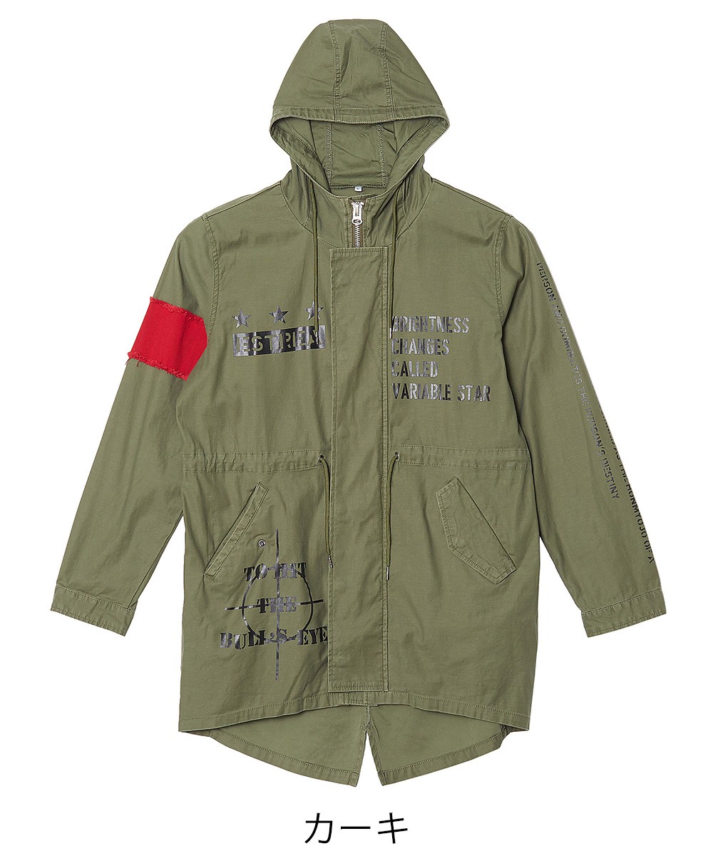 improves モッズコート メンズ M-51 ロング 迷彩 ジャケット 迷彩柄 