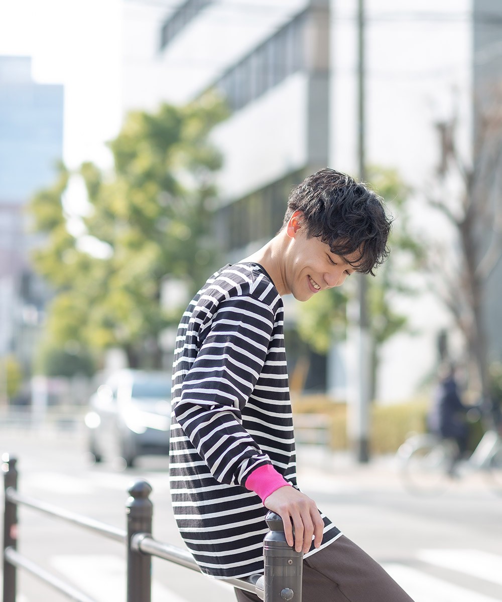 improves ボーダー Tシャツ メンズ ボーダーTシャツ 長袖Tシャツ