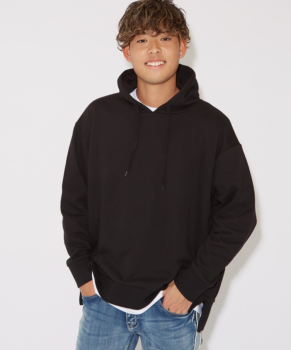 ビッグシルエット パーカー メンズ 無地 ビッグパーカー スウェットパーカー スエット プルオーバー ビックシルエット 白 黒 Improves Improves インプローブス 通販 Yahoo ショッピング