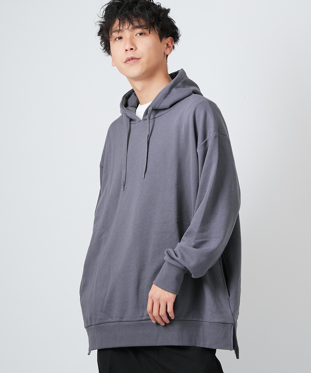 ビッグシルエット パーカー メンズ 無地 ビッグパーカー スウェットパーカー スエット プルオーバー ビックシルエット 白 黒 Improves Improves インプローブス 通販 Yahoo ショッピング