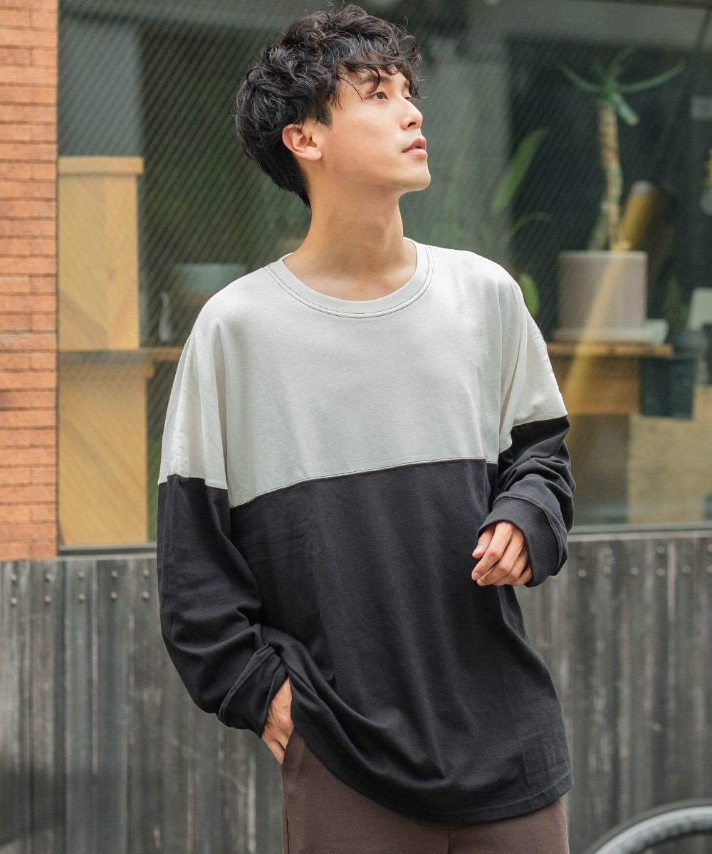 ビッグtシャツ メンズ 無地 韓国 ファッション ビッグシルエット ロンt 長袖tシャツ フットボール Tシャツ ロングtシャツ 白 Improves 502 Improves インプローブス 通販 Yahoo ショッピング