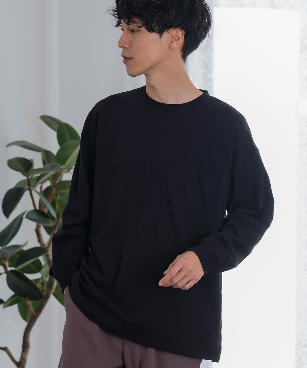 improves（インプローブス） ロンT 無地 Tシャツ メンズ 長袖Tシャツ