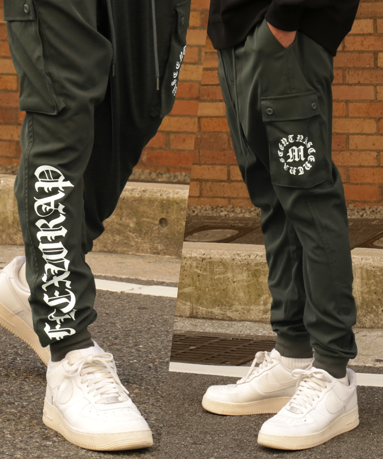 カーゴパンツ メンズ レディース NULL サルエル ジョガー イージー  テーパード  ストレッチ アメカジ カジュアル スケーター ストリート 韓国ファッション | improves | 02