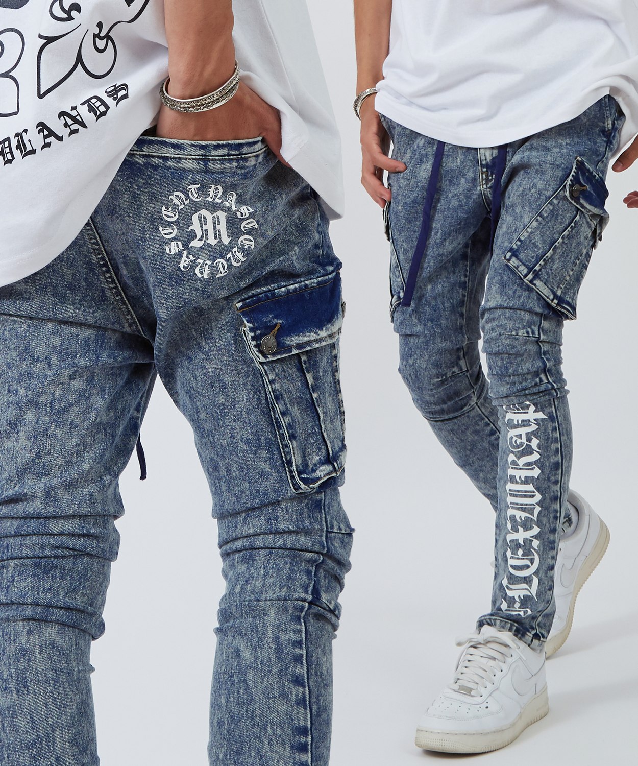 カーゴパンツ メンズ レディース NULL ヌル  ロゴ スリム ジョガー イージー  テーパード  ストレッチ アメカジ カジュアル スケーター ストリート 韓国 | improves | 02