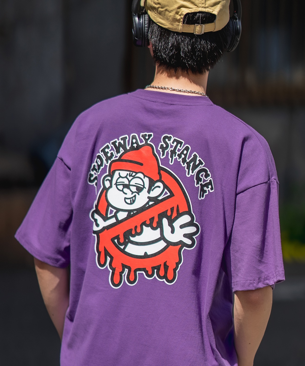 半袖Tシャツ メンズ SIDEWAY STANCE サイドウェイスタンス オリジナルプリント グラフ...