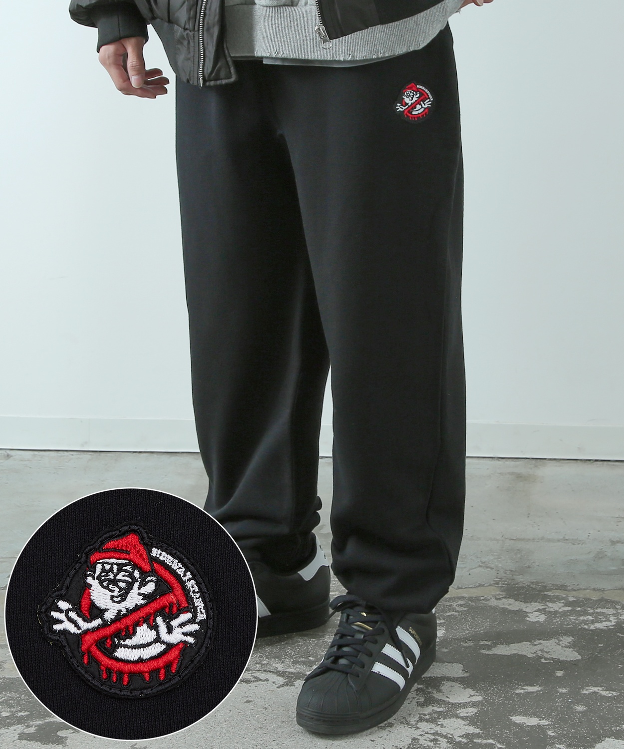 スウェットパンツ メンズ SIDEWAY STANCE サイドウェイスタンス オリジナル ワッペン刺しゅう 裏毛 ジョガーパンツ アメカジ スケーター ストリート 韓国 | improves | 02