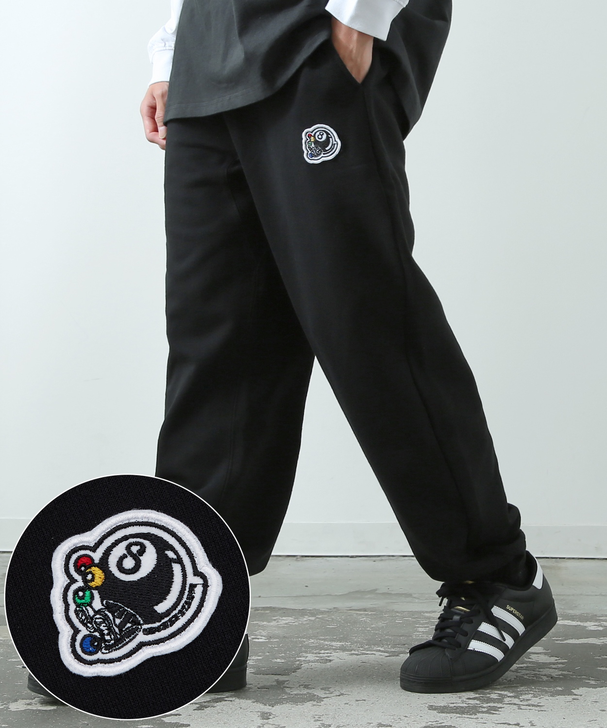 スウェットパンツ メンズ SIDEWAY STANCE サイドウェイスタンス オリジナル ワッペン刺しゅう 裏毛 ジョガーパンツ アメカジ スケーター ストリート 韓国 | improves | 14