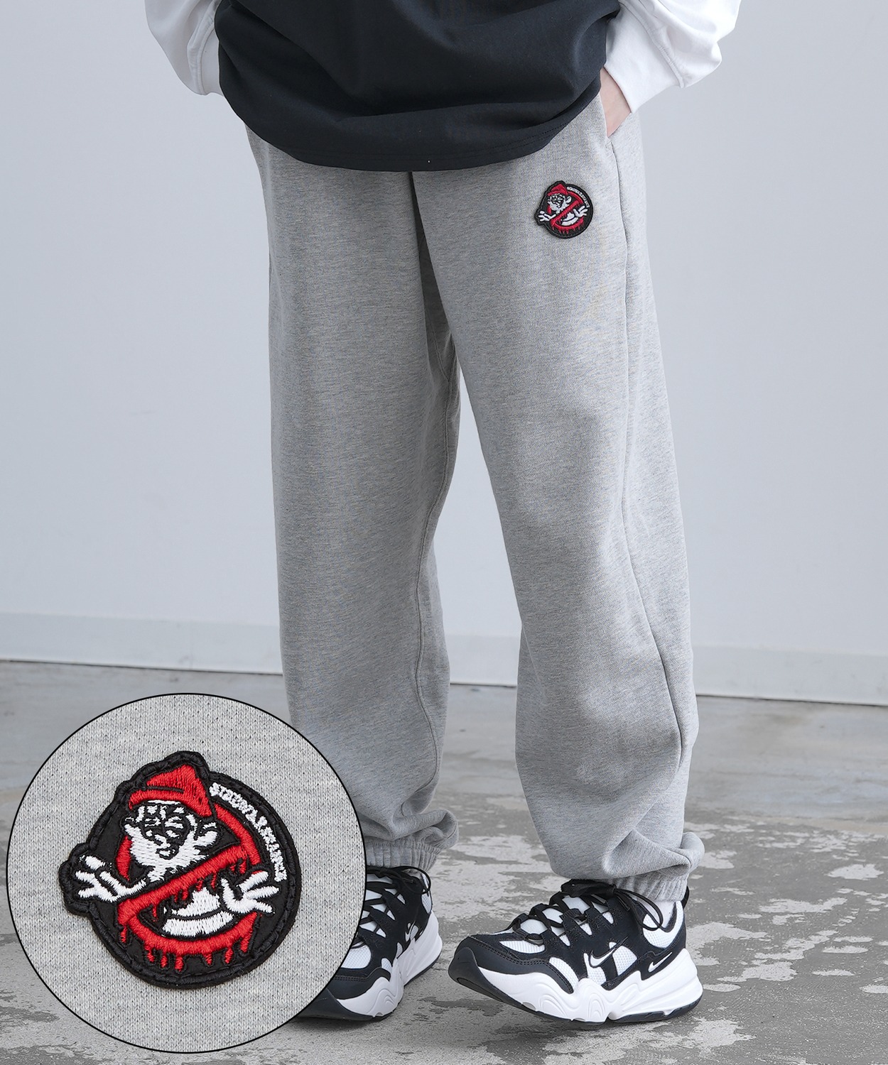 スウェットパンツ メンズ SIDEWAY STANCE サイドウェイスタンス オリジナル ワッペン刺しゅう 裏毛 ジョガーパンツ アメカジ スケーター ストリート 韓国 | improves | 03