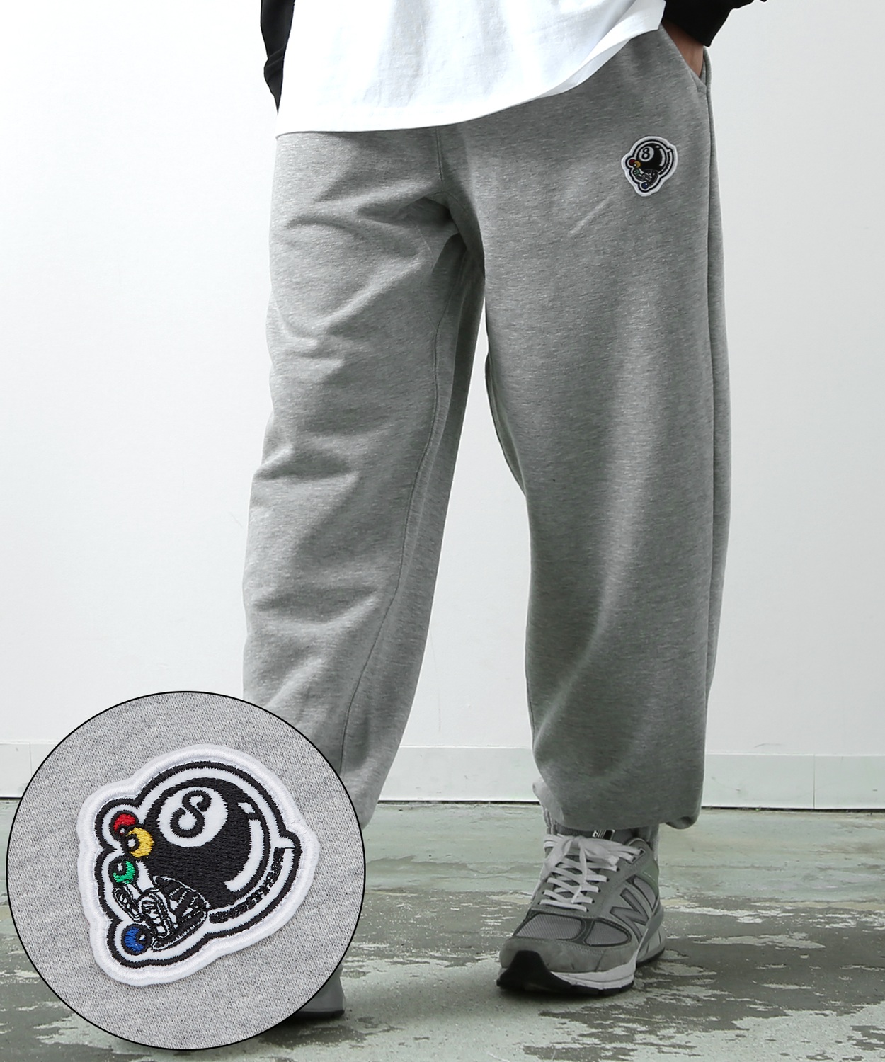 スウェットパンツ メンズ SIDEWAY STANCE サイドウェイスタンス オリジナル ワッペン刺しゅう 裏毛 ジョガーパンツ アメカジ スケーター ストリート 韓国 | improves | 15