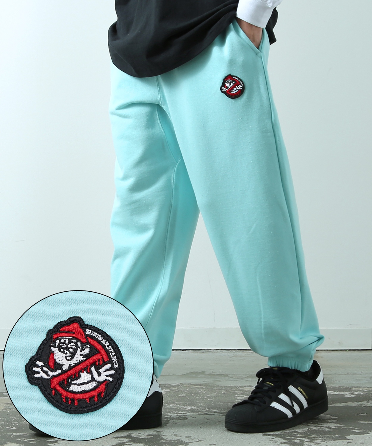 スウェットパンツ メンズ SIDEWAY STANCE サイドウェイスタンス オリジナル ワッペン刺しゅう 裏毛 ジョガーパンツ アメカジ スケーター ストリート 韓国 | improves | 04