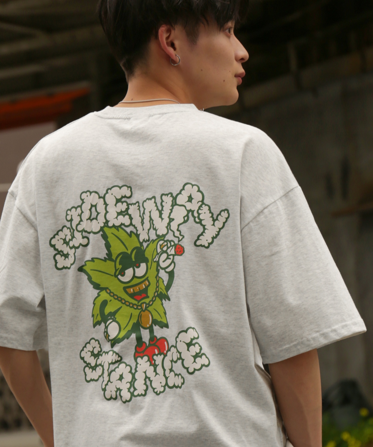 半袖Tシャツ メンズ SIDEWAY STANCE サイドウェイスタンス オリジナルプリント ヘンプリーフ グラフィック カットソー アメカジ スケーター ストリート | improves | 03
