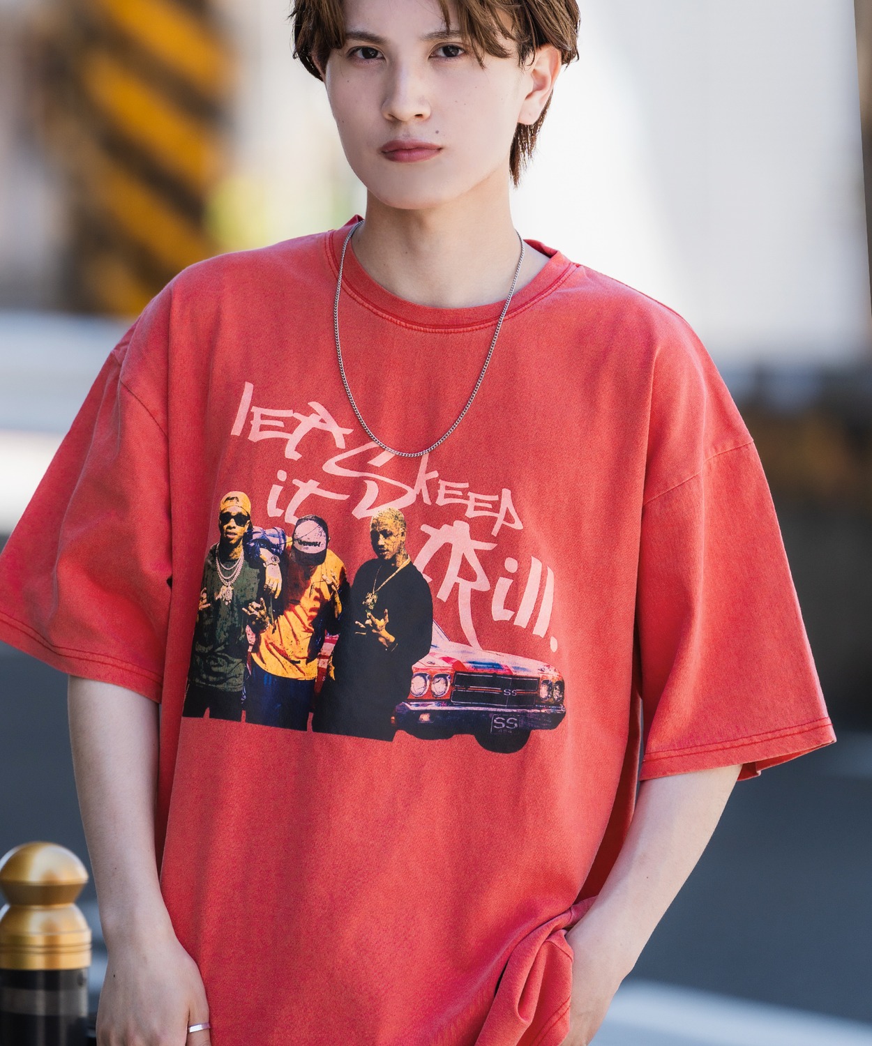 半袖Tシャツ メンズ SIDEWAY STANCE サイドウェイスタンス プリント ピグメント ギャングスタ カットソー アメカジ スケーター ストリート 古着MIX | improves | 03