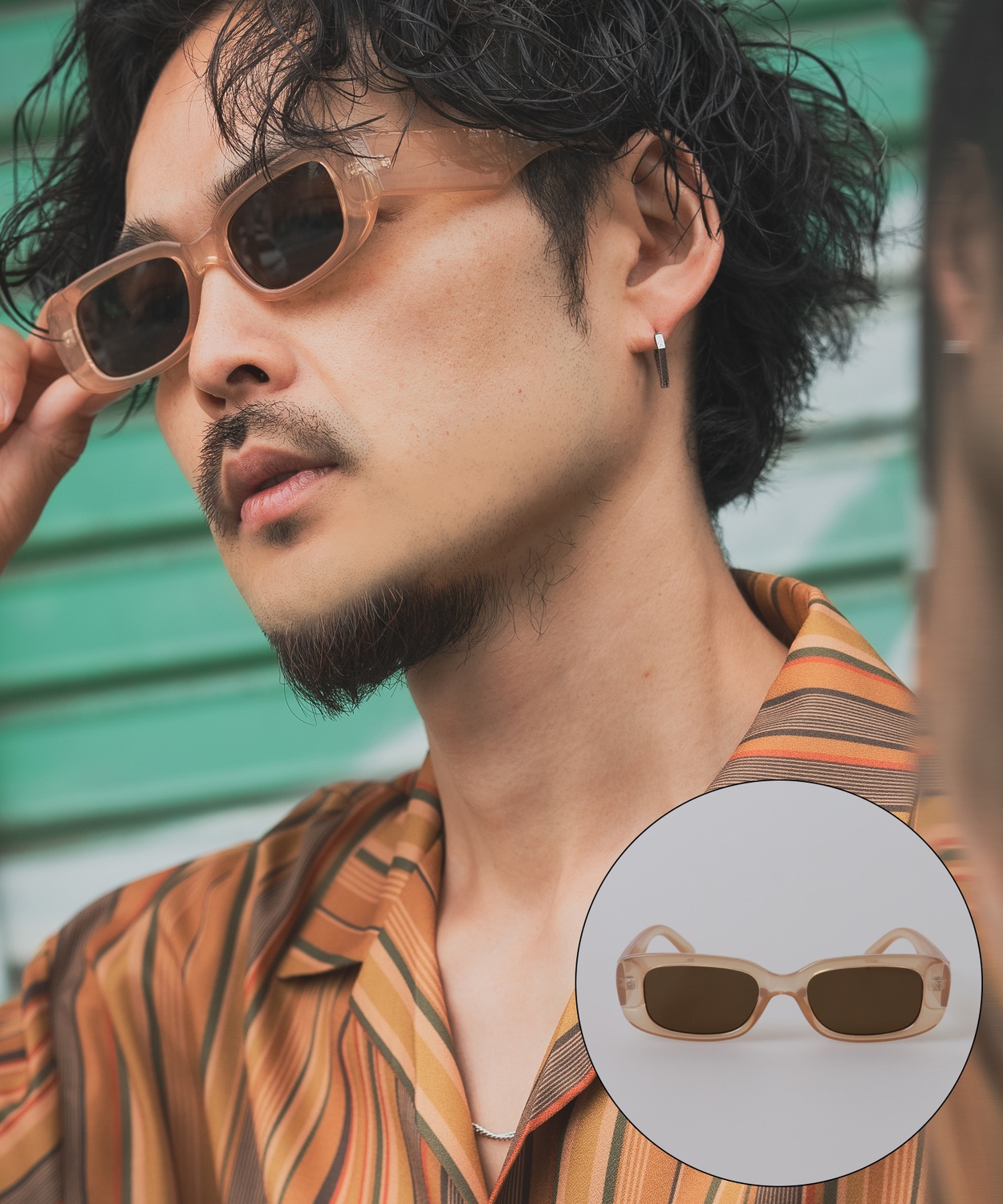 サングラス メンズ SIDEWAY STANCE サイドウェイスタンス スクエアサングラス メガネ 眼鏡 アイウェア アメカジ カジュアル スケーター ストリート ロック 古着 | improves | 03