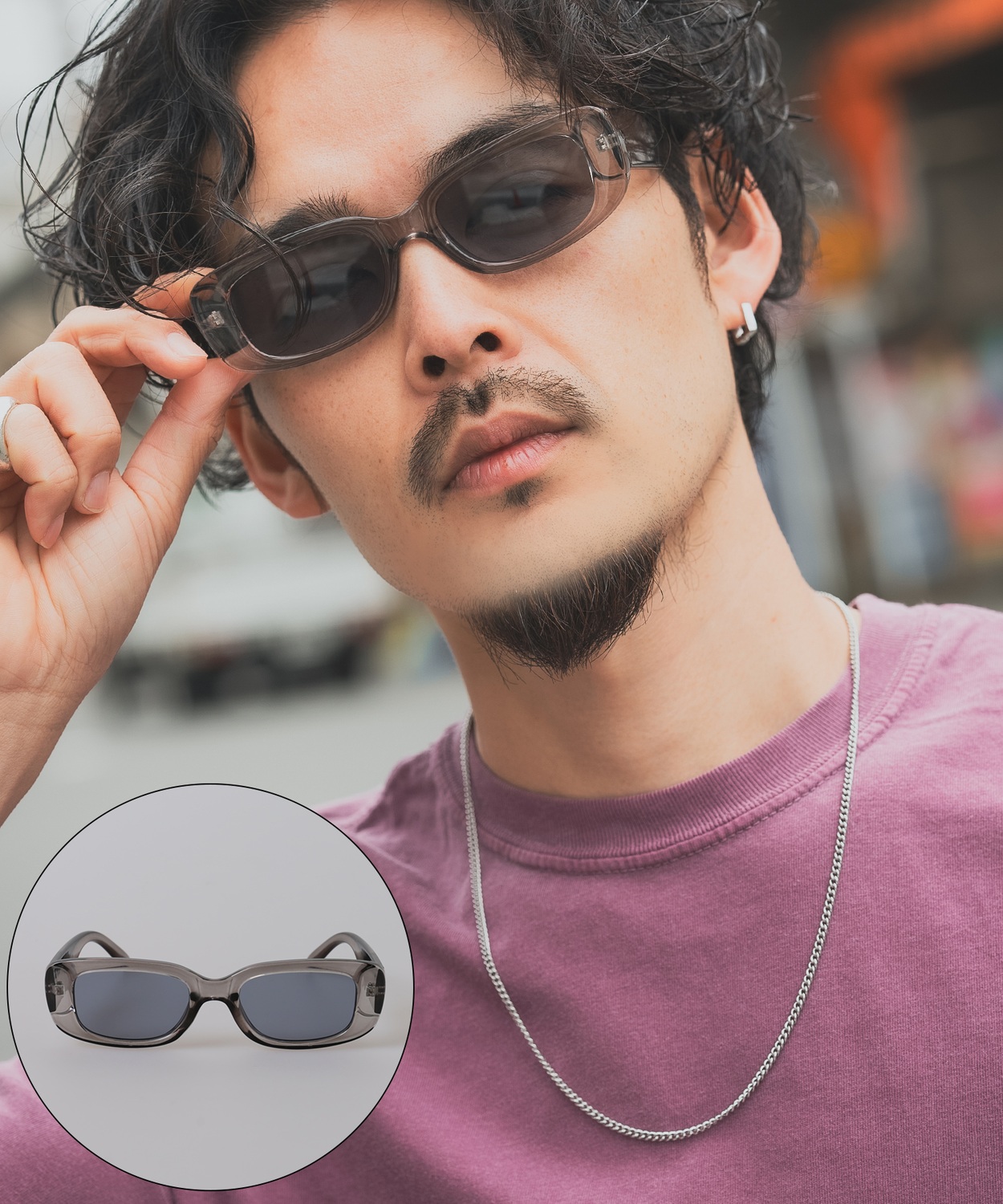 サングラス メンズ SIDEWAY STANCE サイドウェイスタンス スクエアサングラス メガネ 眼鏡 アイウェア アメカジ カジュアル スケーター ストリート ロック 古着 | improves | 04