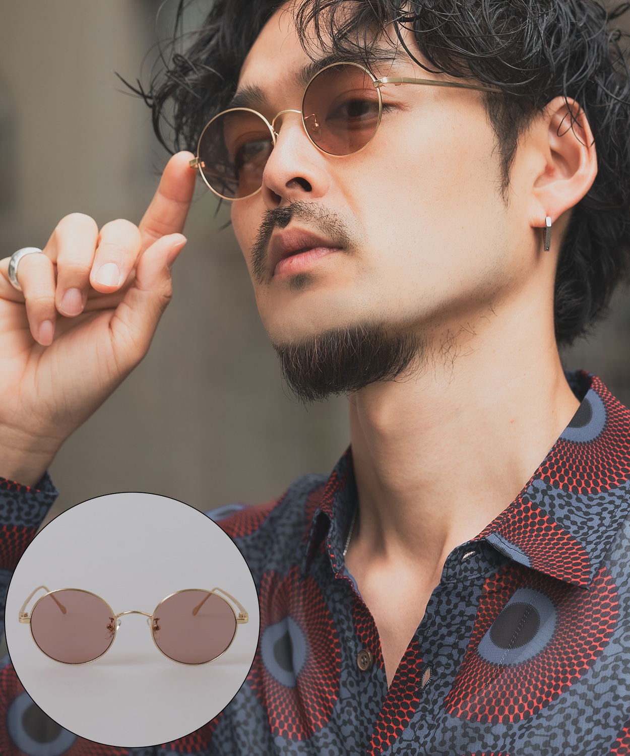 サングラス メンズ SIDEWAY STANCE サイドウェイスタンス ラウンドサングラス メガネ 眼鏡 アイウェア アメカジ カジュアル スケーター ストリート 古着 | improves | 03