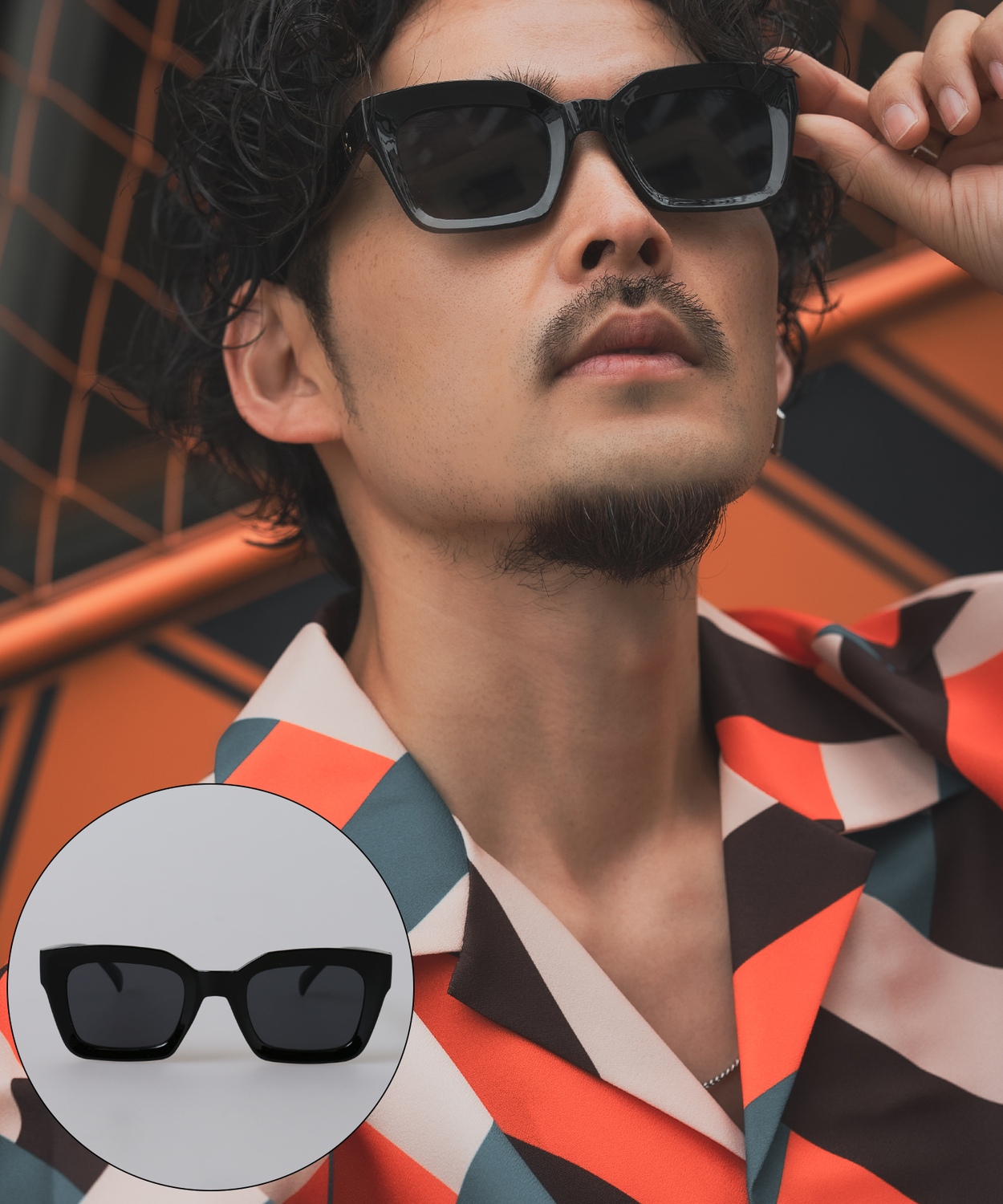 サングラス メンズ SIDEWAY STANCE サイドウェイスタンス スクエアフラットサングラス メガネ 眼鏡 アイウェア アメカジ カジュアル スケーター ストリート 古着 | improves | 01