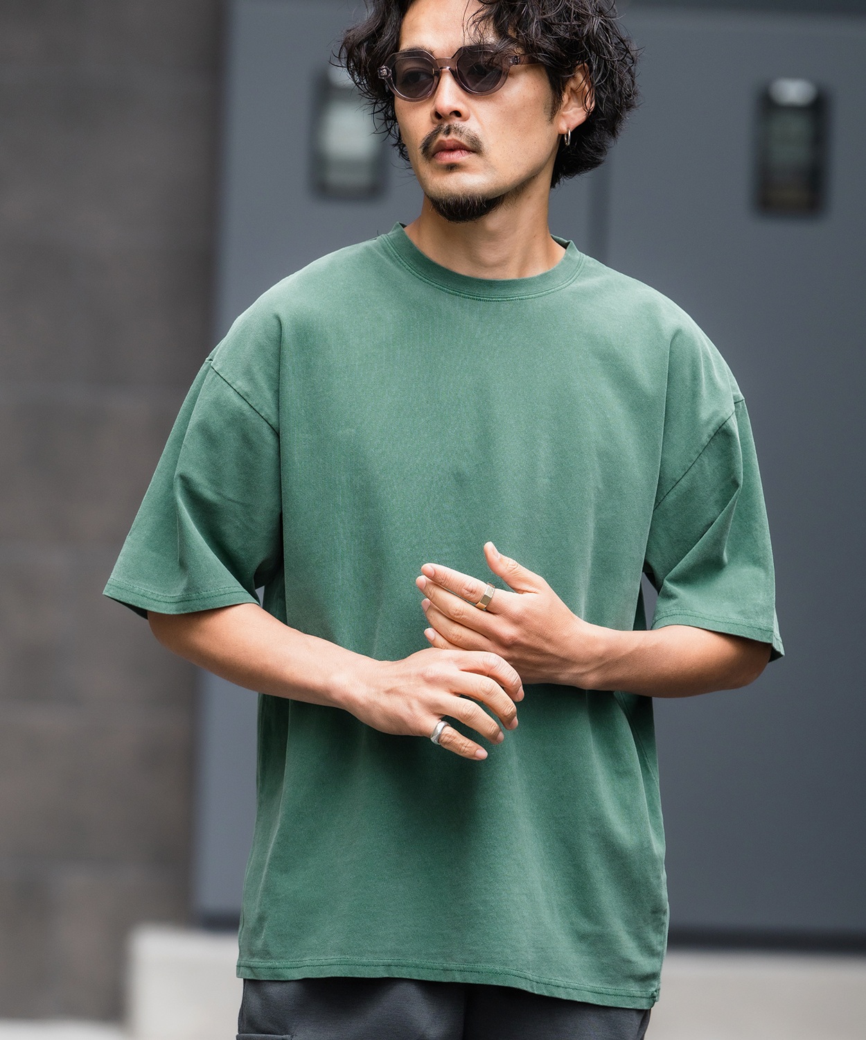 半袖Tシャツ メンズ SIDEWAY STANCE サイドウェイスタンス ピグメント加工 ヴィンテー...